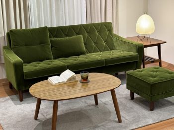 サプライズ様専用　　カリモク60 ロビーチェア ソファ 3人掛け　黒 Karimoku カリモク60 モケットグリーン Kチェアー2シーター レトロ